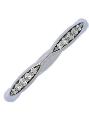 Chanel Camellia Collection Diamond Marriage Ring 47 Platinum